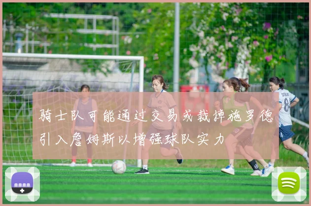 骑士队可能通过交易或裁掉施罗德引入詹姆斯以增强球队实力