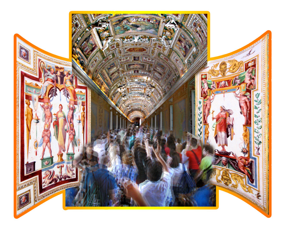 Vatican hallway to Sistine Chapel