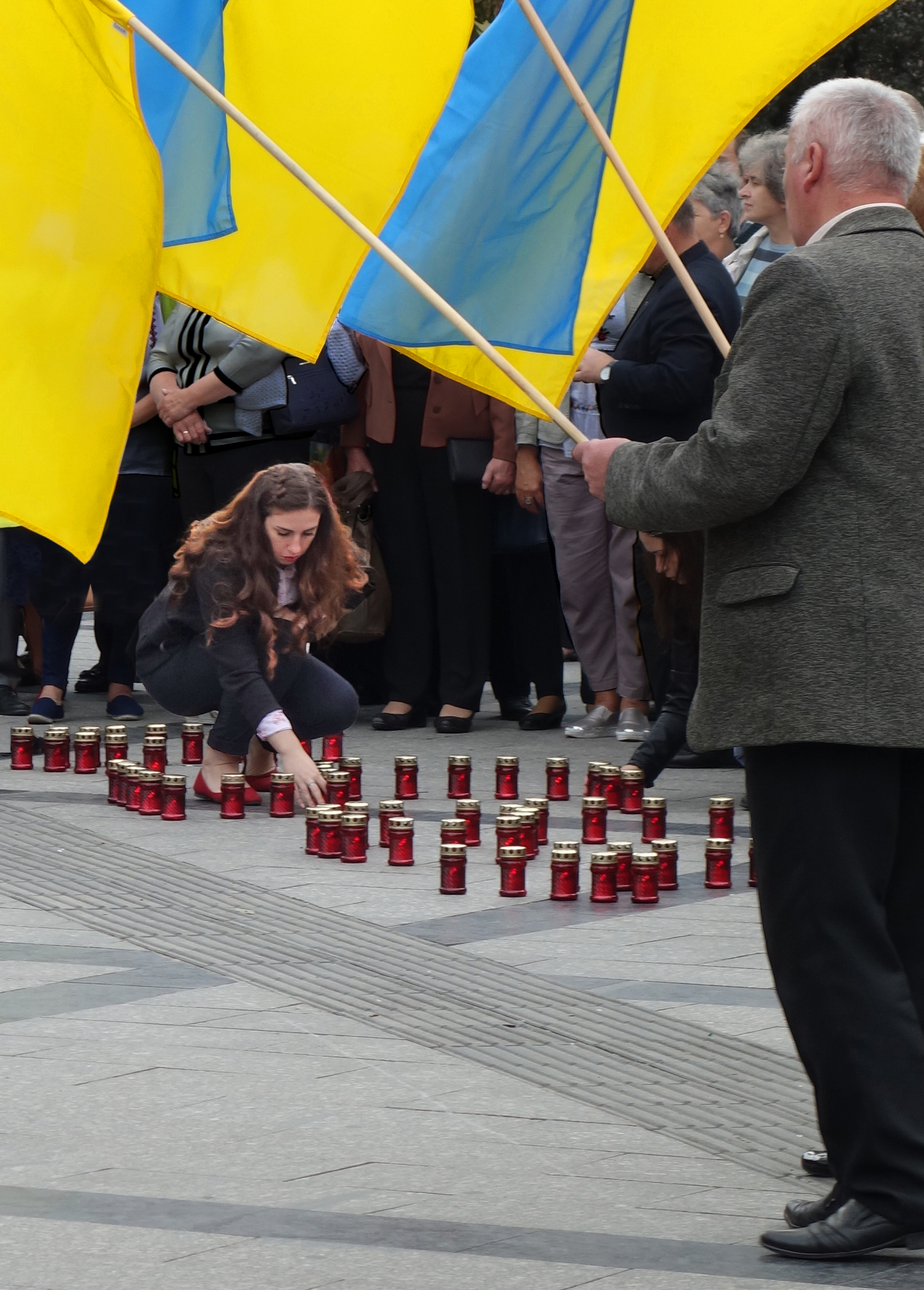 Lviv, war memorial ceremony